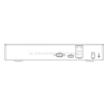 H.265 1 HDD 5ch Face Recognition NVR TC-R3105